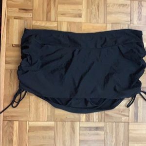 Black Maternity Bikini Bottom Skirt XL